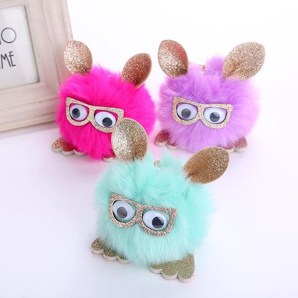 keychains arrival fluffy glasses ear keychain key chain fur woman bag charms keyring car pendant pompom holder jewelry, Silver
keychains arrival fluffy glasses ear keychain key chain fur woman bag charms keyring car pendant pompom holder jewelry, Silver