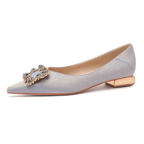 dress shoes korean women low heels female square buckle pointed toe slip on slik ladies casual elegant heel pumps, Black 
dress shoes korean women low heels female square buckle pointed toe slip on slik ladies casual elegant heel pumps, Black