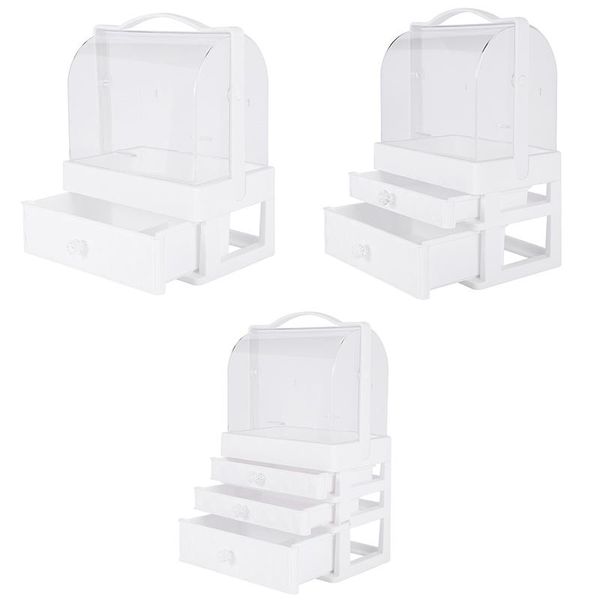 transparent deskmulti-layer storage box drawer type cosmetic jewelry large capacity boxes & bins
transparent deskmulti-layer storage box drawer type cosmetic jewelry large capacity boxes & bins