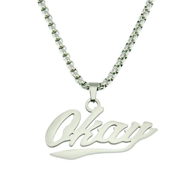 hip hop jewelry okey pendant letter chain necklaces women men gold long hiphop bling necklace christmas gift wholesale, Silver
hip hop jewelry okey pendant letter chain necklaces women men gold long hiphop bling necklace christmas gift wholesale, Silver