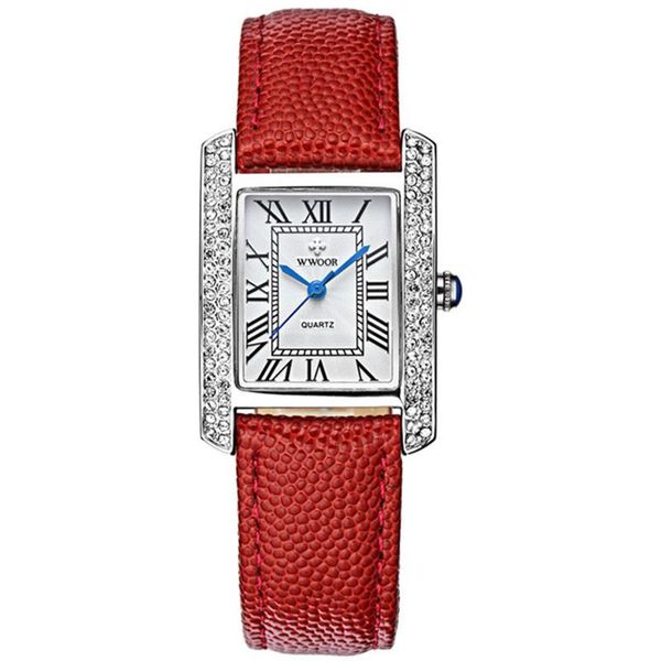 wristwatches ladies watch white square woman lady waterproof women leather casual fashion clock analog display quartz, Slivery;brown
wristwatches ladies watch white square woman lady waterproof women leather casual fashion clock analog display quartz, Slivery;brown