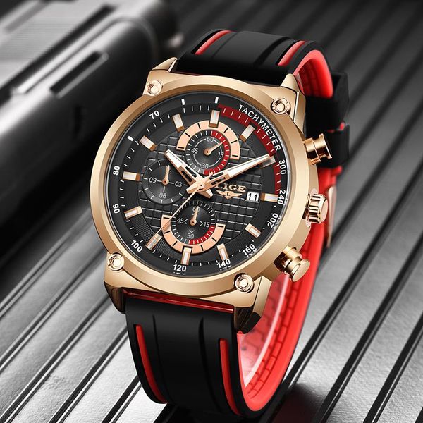 wristwatches lige watch brand mens watches with chronograph sports waterproof clock man military luxury men analog quartz, Slivery;brown
wristwatches lige watch brand mens watches with chronograph sports waterproof clock man military luxury men analog quartz, Slivery;brown