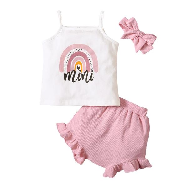clothing sets focusnorm 3pcs born baby girls cute clothes letter rainbow sleeveless vest shorts 0-24m, White
clothing sets focusnorm 3pcs born baby girls cute clothes letter rainbow sleeveless vest shorts 0-24m, White