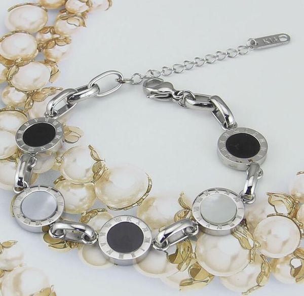 never fade high polished black white number letter chain bracelet bangle rose gold silver 316l stainless steel inlaid ceramic love jewelry w
never fade high polished black white number letter chain bracelet bangle rose gold silver 316l stainless steel inlaid ceramic love jewelry w