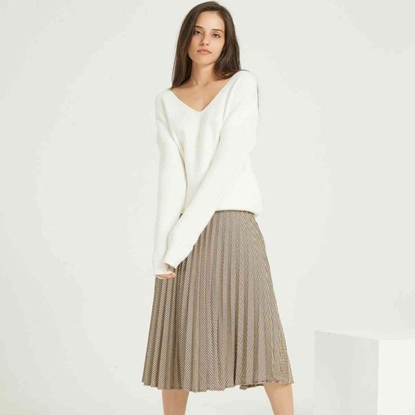 women's sweaters suéter feminino básico solto com decote em v wixra, novo pulôver malha, manga longa, para outono e inverno, zxdf, White;black
women's sweaters suéter feminino básico solto com decote em v wixra, novo pulôver malha, manga longa, para outono e inverno, zxdf, White;black