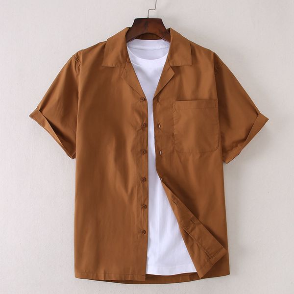 2021 summer tooling hawaiian loose cuban collar men's short sleeve shirt men's, White;black
2021 summer tooling hawaiian loose cuban collar men's short sleeve shirt men's, White;black