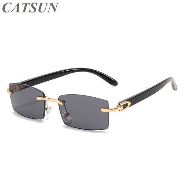 sunglasses 2021 trend versatile retro box rimless women's corner cut edge fashion personalized jelly glasses, White;black
sunglasses 2021 trend versatile retro box rimless women's corner cut edge fashion personalized jelly glasses, White;black