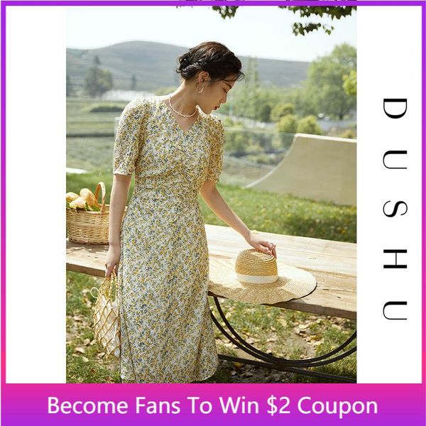 casual dresses dushu office lady long yellow floral french dress v-neck women clothes 2021 summer large size, Black;gray
casual dresses dushu office lady long yellow floral french dress v-neck women clothes 2021 summer large size, Black;gray
