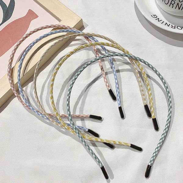 plaid plastic fashion thin headband hairbands frosted hair accessories for woman girls anti-slip hair hoop headwear, Silver
plaid plastic fashion thin headband hairbands frosted hair accessories for woman girls anti-slip hair hoop headwear, Silver