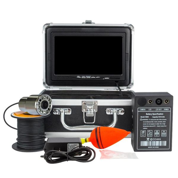 cameras wf13plus 1200tvl 7inch fish finder underwater fishing camera 12pcs white leds + infrared lamp 4500ma battery power supply
cameras wf13plus 1200tvl 7inch fish finder underwater fishing camera 12pcs white leds + infrared lamp 4500ma battery power supply