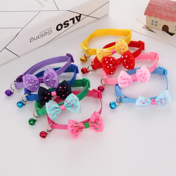 dog collars & leashes nylon pet cute fashion bow cat collar charm adjustable lovely safety bell for small medium dogs accessories
dog collars & leashes nylon pet cute fashion bow cat collar charm adjustable lovely safety bell for small medium dogs accessories