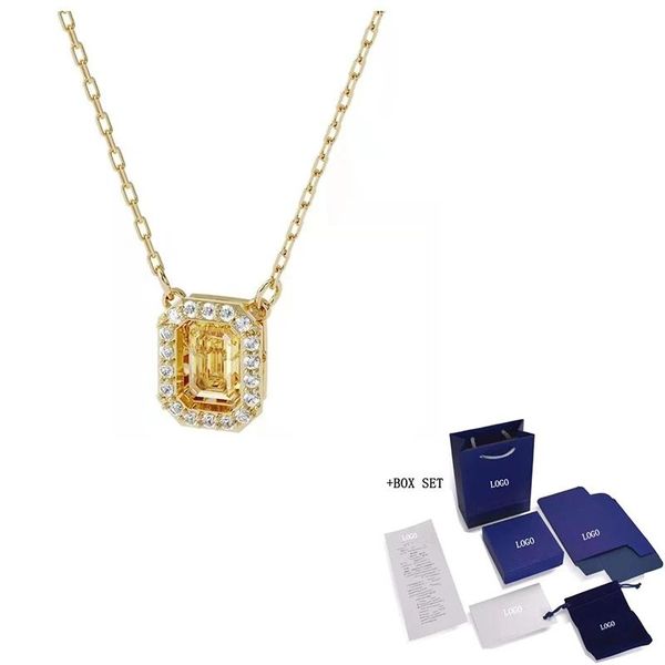 chains octagonal square decoration dynamic crystal gold necklace ladies high-end birthday jewelry gifts, Silver
chains octagonal square decoration dynamic crystal gold necklace ladies high-end birthday jewelry gifts, Silver