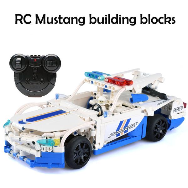 430pcs technic series remote control rc city police car educational building block ford mustang gt model brick rc toy for kids
430pcs technic series remote control rc city police car educational building block ford mustang gt model brick rc toy for kids