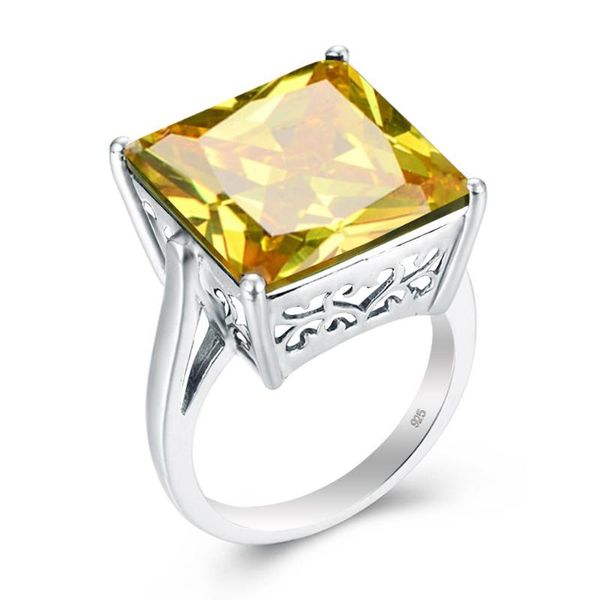 cluster rings szjinao infinity wedding 925 sterling silver for women yellow crystals anniversary ring eternity jewelry, Golden;silver
cluster rings szjinao infinity wedding 925 sterling silver for women yellow crystals anniversary ring eternity jewelry, Golden;silver