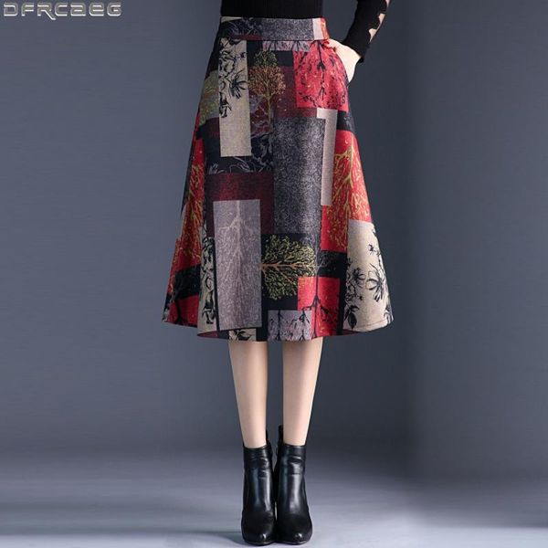 skirts fashion street wear midi skirt for women aesthetic woolen autumn winter female high waist print a-line plus size, Black
skirts fashion street wear midi skirt for women aesthetic woolen autumn winter female high waist print a-line plus size, Black