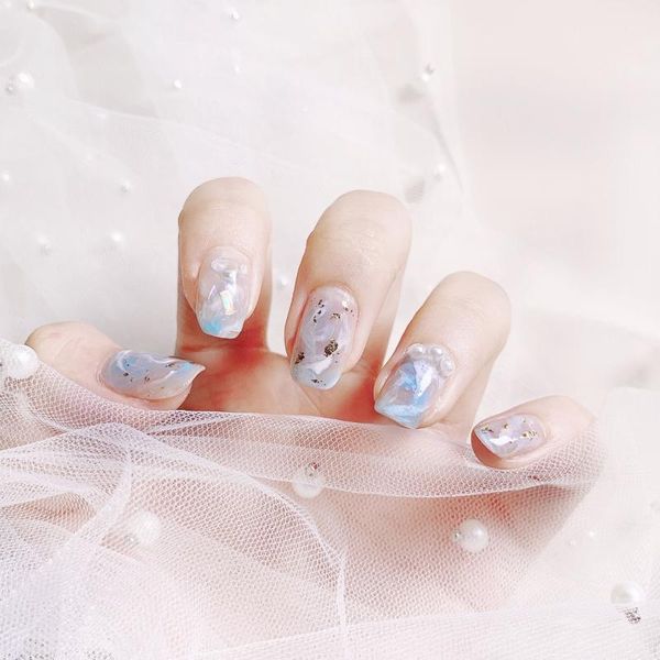 blue ocean shell pearl wearable manicure finished fake nail patch waterproof removable nails1, Red;gold
blue ocean shell pearl wearable manicure finished fake nail patch waterproof removable nails1, Red;gold