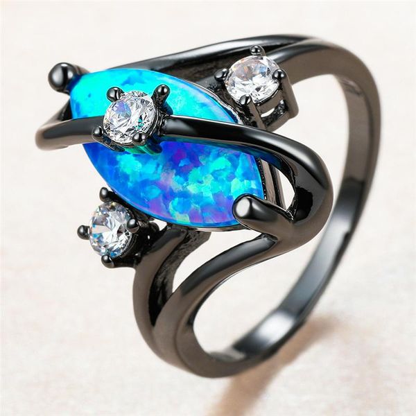 wedding rings dainty female blue leaf opal ring charm 14kt black gold thin for women luxury bride round crystal engagement, Slivery;golden
wedding rings dainty female blue leaf opal ring charm 14kt black gold thin for women luxury bride round crystal engagement, Slivery;golden