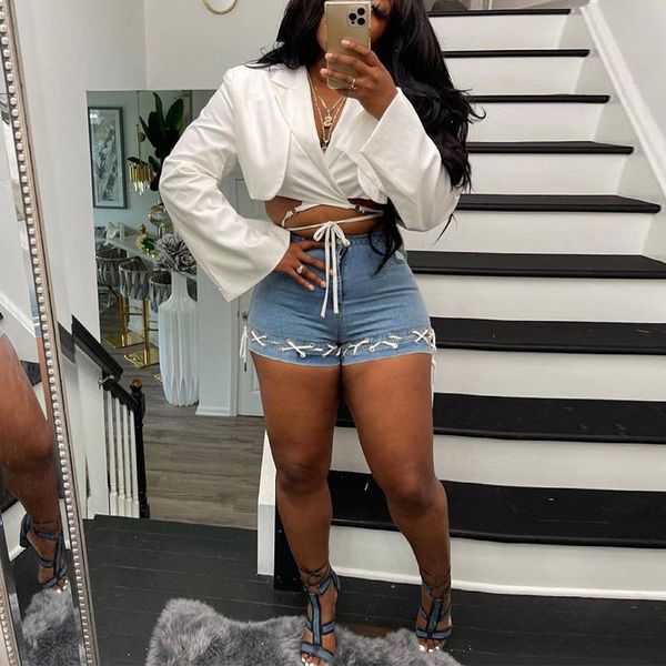 women's blouses & shirts long sleeve notched lapel crop shirt chic blouse top, White
women's blouses & shirts long sleeve notched lapel crop shirt chic blouse top, White