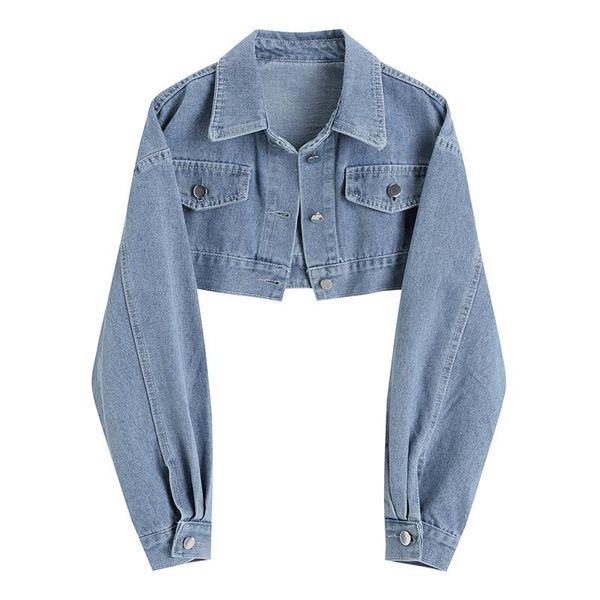women's jackets european spring autumn harajuku style high waist retro denim women short coats fashion streetwear 2021, Black;brown
women's jackets european spring autumn harajuku style high waist retro denim women short coats fashion streetwear 2021, Black;brown
