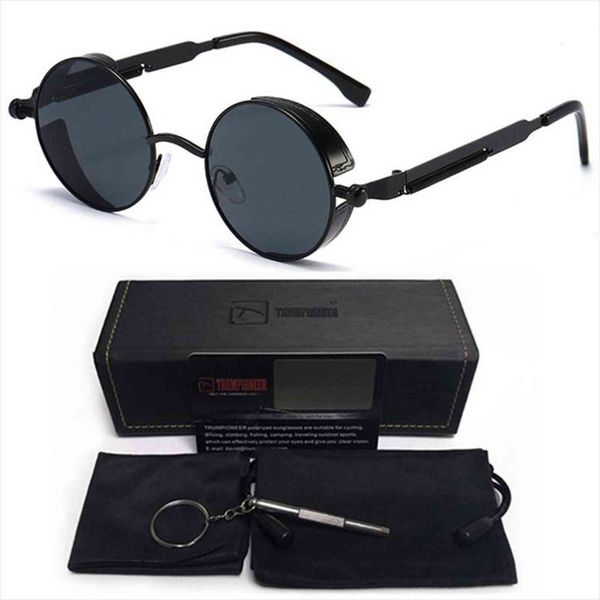 retro gothic steampunk sunglasses men round vintage metal circle punk sun glasses male alloy beach summer circular drive eyewear, White;black
retro gothic steampunk sunglasses men round vintage metal circle punk sun glasses male alloy beach summer circular drive eyewear, White;black