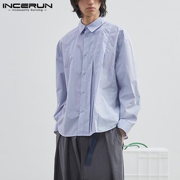 fashion solid color men shirts long sleeve turn down collar blouse leisure button dress shirt man breathable camisa men's casual, White;black
fashion solid color men shirts long sleeve turn down collar blouse leisure button dress shirt man breathable camisa men's casual, White;black