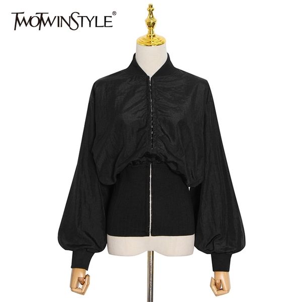 black tunic female jacket stand collar long sleeve solid high street casual jackets fashion clothing 210524, White
black tunic female jacket stand collar long sleeve solid high street casual jackets fashion clothing 210524, White