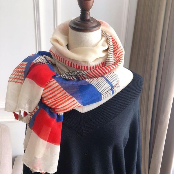 scarves 2021 korean spring summer small plaid women's scarf,cotton hand feeling tulle towel beach sunscreen shawl silk scarf, Blue;gray
scarves 2021 korean spring summer small plaid women's scarf,cotton hand feeling tulle towel beach sunscreen shawl silk scarf, Blue;gray