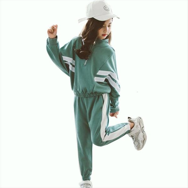 kids sport clothes girls printed childrens for striped coat pants girl clothing teenage costume, White
kids sport clothes girls printed childrens for striped coat pants girl clothing teenage costume, White