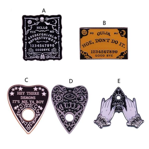 pins, brooches halloween planchette enamel lapel pins gothic black witchcrafts brooch, Gray
pins, brooches halloween planchette enamel lapel pins gothic black witchcrafts brooch, Gray