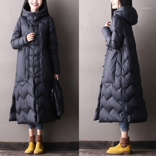 women's down & parkas white duck jacket women thick warm long winter coat hooded female snow outwear puffer, Black
women's down & parkas white duck jacket women thick warm long winter coat hooded female snow outwear puffer, Black