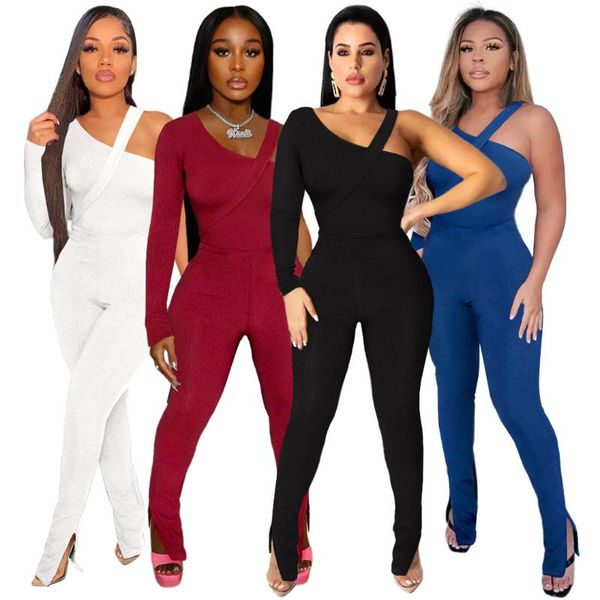 women's two piece pants casaul women tracksuit set bodysuit + long one shoulder solid color streetwear romper jumpsuit, White
women's two piece pants casaul women tracksuit set bodysuit + long one shoulder solid color streetwear romper jumpsuit, White
