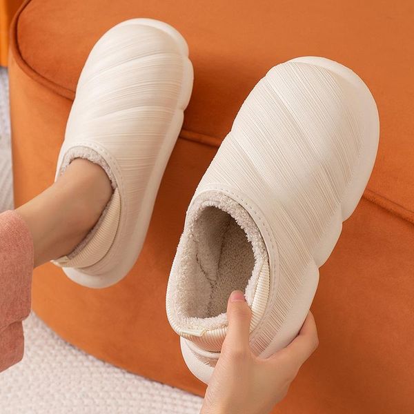 slippers waterproof non-slip home winter warm women indoor cotton non-slips ladies soft memory foam couples shoes, Black
slippers waterproof non-slip home winter warm women indoor cotton non-slips ladies soft memory foam couples shoes, Black