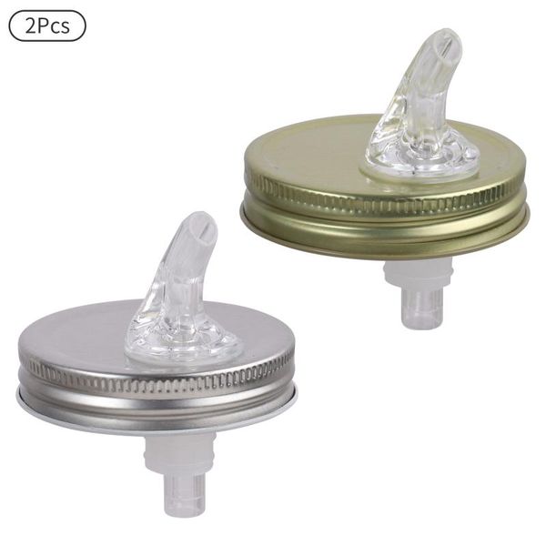 kitchen storage & organization 2pcs mason jar pour spouts lids oil infusions liquor spout leak-proof dispenser regular mouth bottle cap hole
kitchen storage & organization 2pcs mason jar pour spouts lids oil infusions liquor spout leak-proof dispenser regular mouth bottle cap hole
