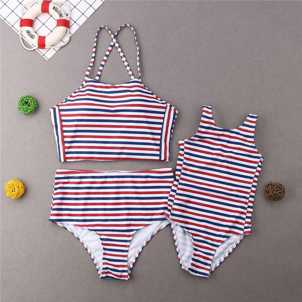 one-piece suits family matching mother daughter women kid stripe one piece swimwear bikini swimsuit high waist monokini beachwear
one-piece suits family matching mother daughter women kid stripe one piece swimwear bikini swimsuit high waist monokini beachwear