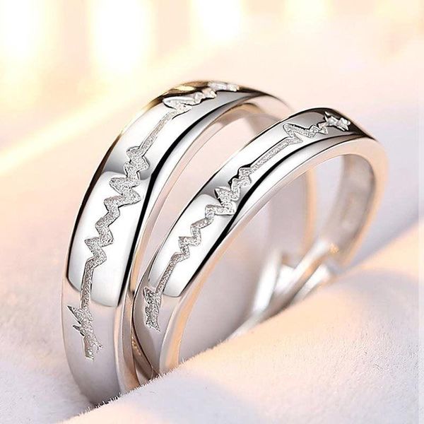 wedding rings exquisite adjustable couple unique electrocardiogram creative design jewelry for men women engagement party gifts, Slivery;golden
wedding rings exquisite adjustable couple unique electrocardiogram creative design jewelry for men women engagement party gifts, Slivery;golden