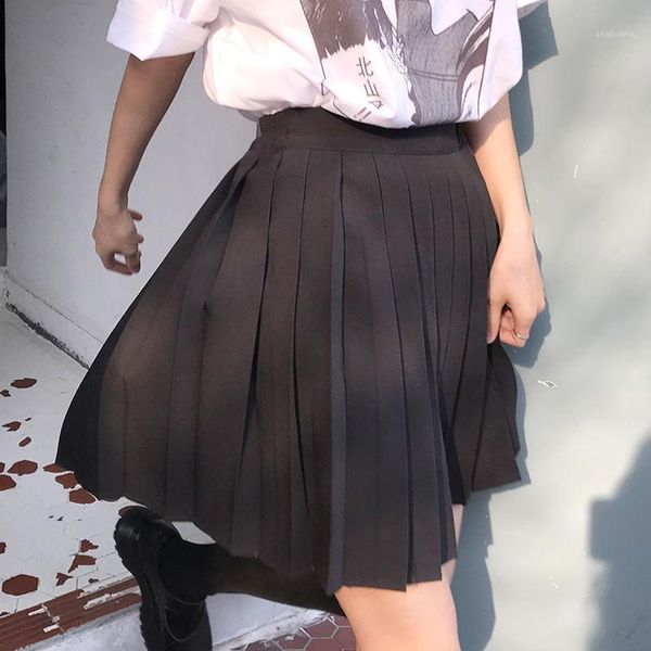 skirts korean high waist pure color mini skirt japanese summer women kawaii school girls cute zipper pleated, Black
skirts korean high waist pure color mini skirt japanese summer women kawaii school girls cute zipper pleated, Black