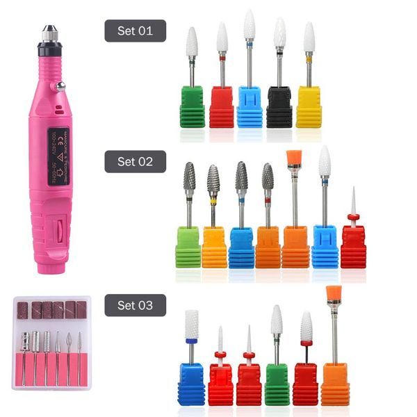 professional electric nail drill machine pedicure manicure set milling cutters 20000rpm polishing equipment file & accessories
professional electric nail drill machine pedicure manicure set milling cutters 20000rpm polishing equipment file & accessories