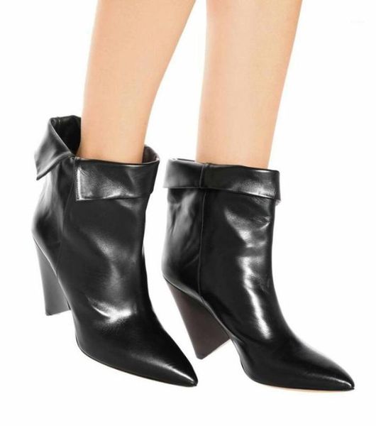 boots us4-11 women pointed toe ankle spike high heel genuine leather western shoes fashion black plus size 3colors c9511
boots us4-11 women pointed toe ankle spike high heel genuine leather western shoes fashion black plus size 3colors c9511