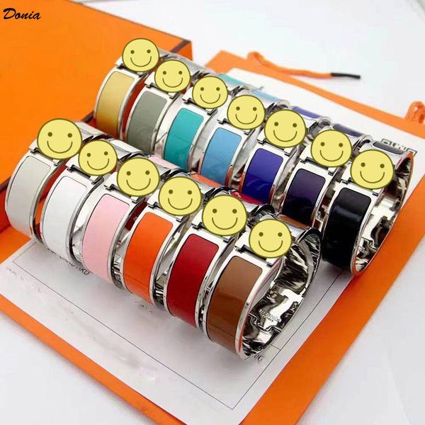 donia jewelry luxury bangle european and american fashion classic exaggerated 18mm wide metal letter titanium steel bracelet designer with b, Black
donia jewelry luxury bangle european and american fashion classic exaggerated 18mm wide metal letter titanium steel bracelet designer with b, Black