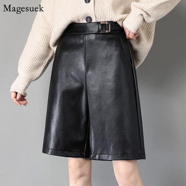 autumn black pu leather shorts women casual high waist short mujer winter pockets wide leg biker 12134 women's, White;black
autumn black pu leather shorts women casual high waist short mujer winter pockets wide leg biker 12134 women's, White;black