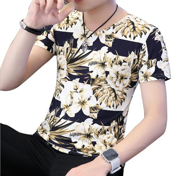 men's t-shirts summer tshirt for men fashion t shirt short sleeves v collar stretch slim young male clothes, White;black
men's t-shirts summer tshirt for men fashion t shirt short sleeves v collar stretch slim young male clothes, White;black