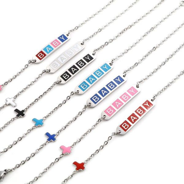 charm bracelets stainless steel valentine's day baby bracelet for women colorful enamel link cable chain anklet year gift, Golden;silver
charm bracelets stainless steel valentine's day baby bracelet for women colorful enamel link cable chain anklet year gift, Golden;silver