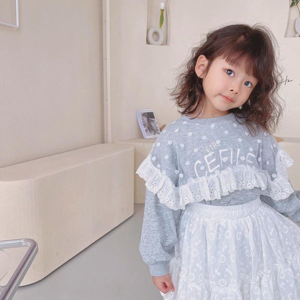 girls patchwork lace sweatshirt t shirt spring full sleeve tees kids clothes 3-8 years t-shirts, Blue
girls patchwork lace sweatshirt t shirt spring full sleeve tees kids clothes 3-8 years t-shirts, Blue