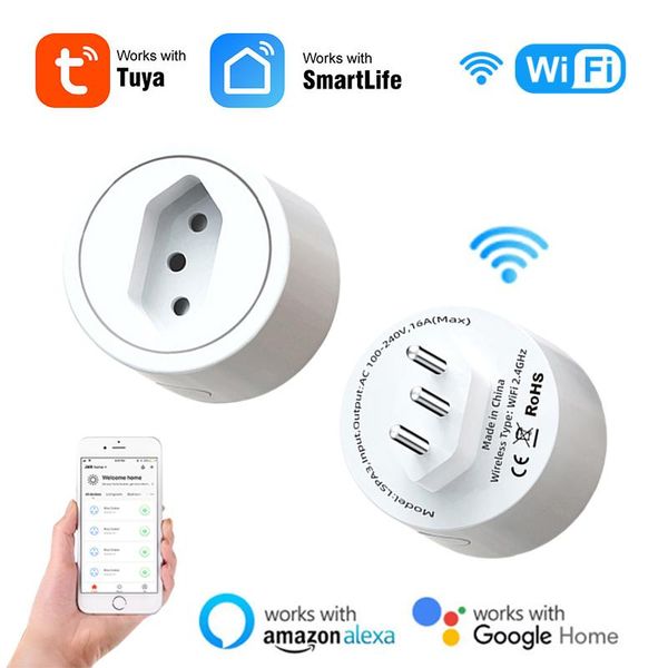 smart power plugs brazil wifi plug tuya socket brazilian standard 16a statistics function for amazon alexa
smart power plugs brazil wifi plug tuya socket brazilian standard 16a statistics function for amazon alexa