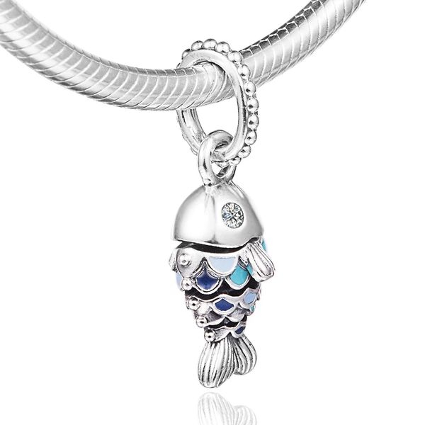 authentic 925 sterling silver beads blue scaled fish dangle charms fits european pandora style jewelry bracelets & necklace diy gift for wom, Black
authentic 925 sterling silver beads blue scaled fish dangle charms fits european pandora style jewelry bracelets & necklace diy gift for wom, Black