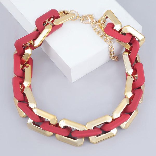 chains fashion gold color chain necklace for women punk big chunky choker party jewelry gift, Silver
chains fashion gold color chain necklace for women punk big chunky choker party jewelry gift, Silver