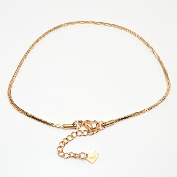 304 stainless steel anklet gold color 23.3cm(9 1/8") long snake chain anklet for women foot bracelets jewelry trend,1 piece, Red;blue
304 stainless steel anklet gold color 23.3cm(9 1/8") long snake chain anklet for women foot bracelets jewelry trend,1 piece, Red;blue