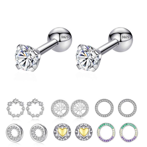 luxury crystal zircon stud 925 sterling silver tree of life round heart earrings for women jewelry female brincos, Golden
luxury crystal zircon stud 925 sterling silver tree of life round heart earrings for women jewelry female brincos, Golden