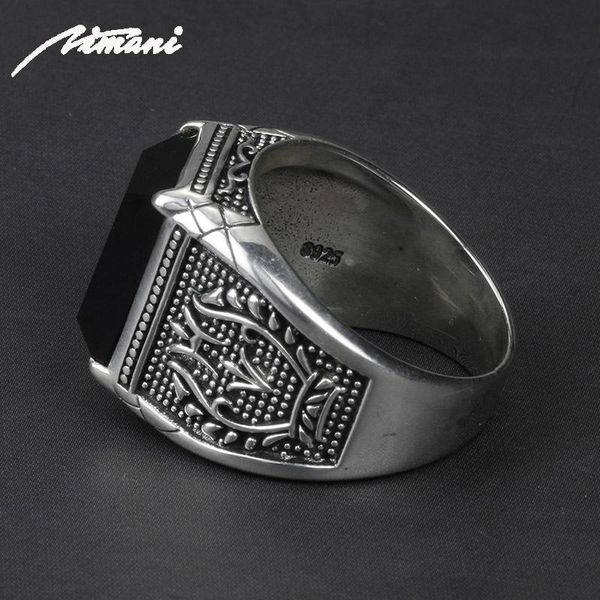 cluster rings real pure 925 sterling silver mens with black onyx natural stone retro flower engraved punk rock vintage jewelry, Golden;silver
cluster rings real pure 925 sterling silver mens with black onyx natural stone retro flower engraved punk rock vintage jewelry, Golden;silver
