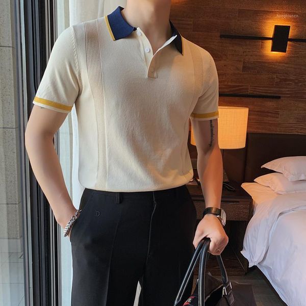 british style plus size summer knitted shirt men clothing 2021 solid all math slim fit short sleeve casual polos homme 4xl men's, White;black
british style plus size summer knitted shirt men clothing 2021 solid all math slim fit short sleeve casual polos homme 4xl men's, White;black
